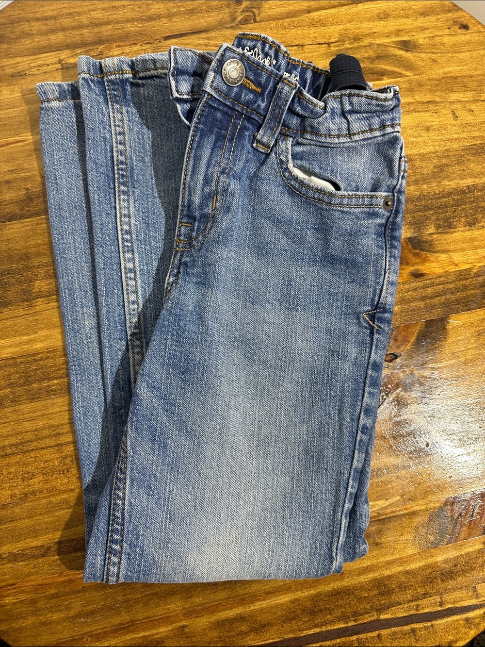 Cat & Jack Medium Light Blue Straight Leg Jeans
